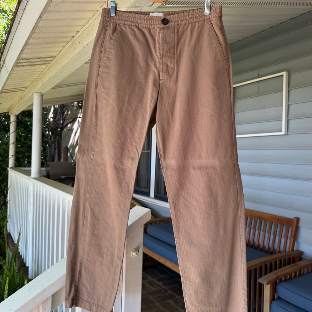 Oliver Spencer Tan Chinos Versatile Cotton Blend
